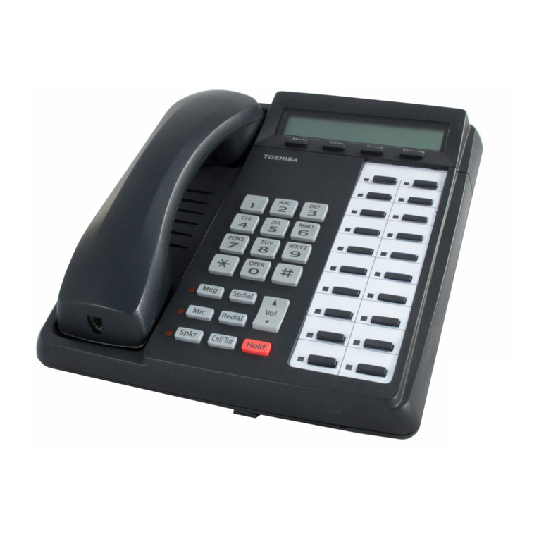 Toshiba Strata CTX DKT3000 Series user guide