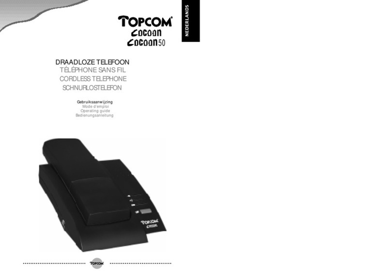 Topcom COCOON 50 User manual