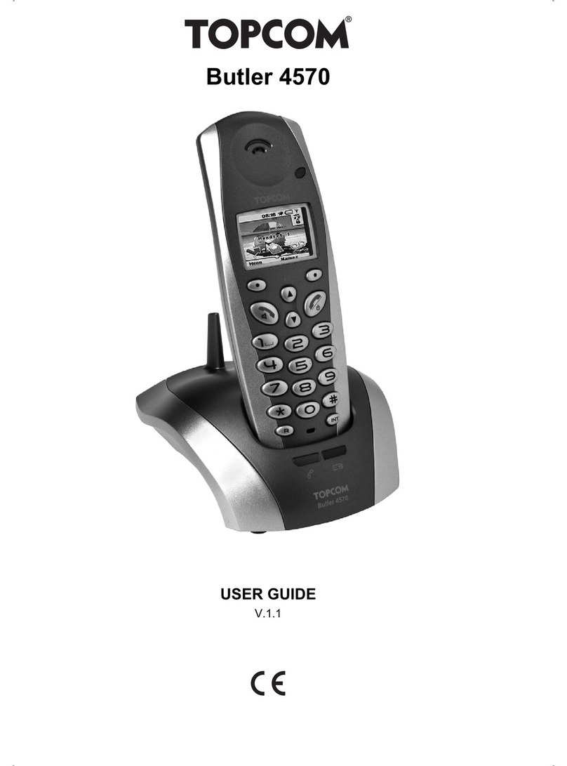 Topcom BUTLER 4570 User manual Topcom BUTLER 4570 User manual