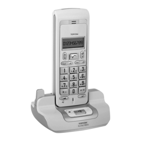 Topcom BUTLER 4800 User manual