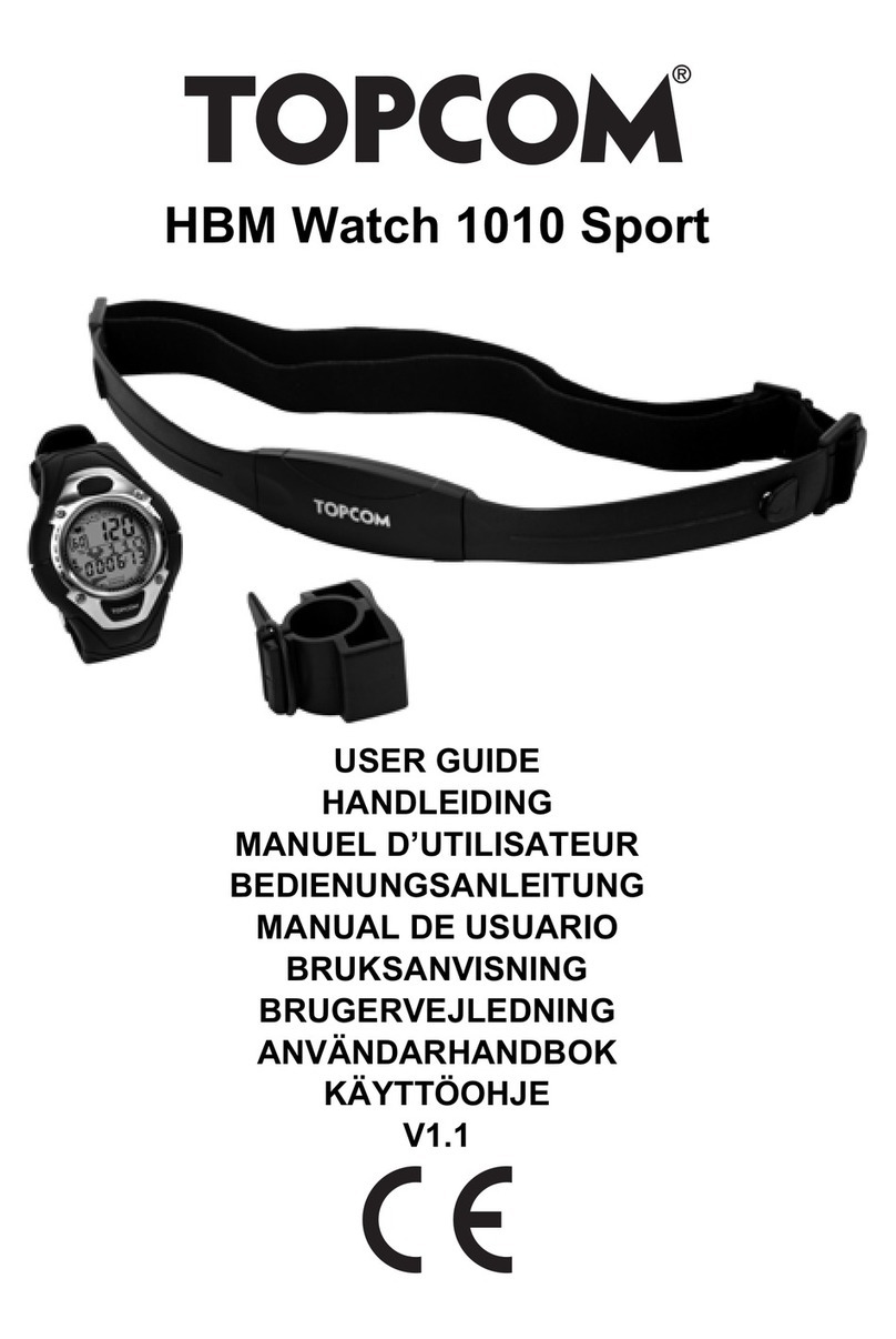 Topcom HBM Watch 1010 Sport user guide