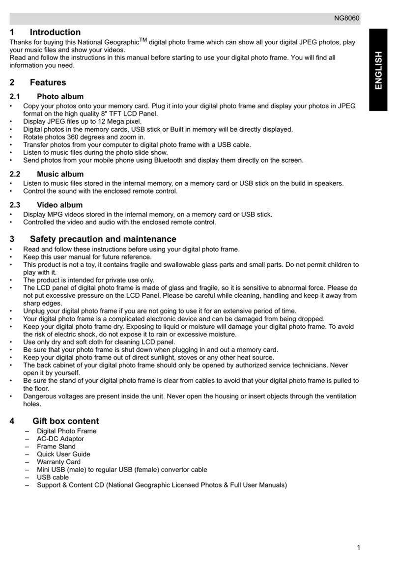 National Geographic NG8060 user manual