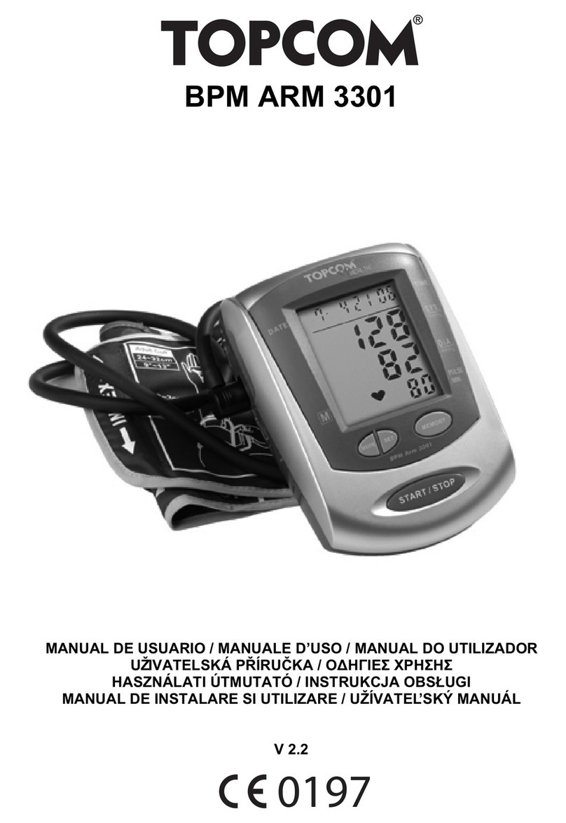 Topcom BPM ARM 3301 Instruction Manual