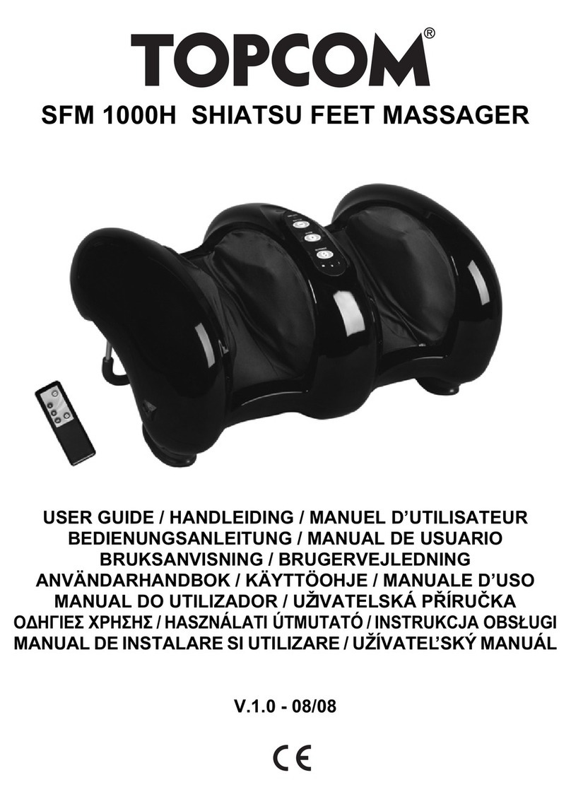 Topcom Shiatsu SFM-1000H user guide