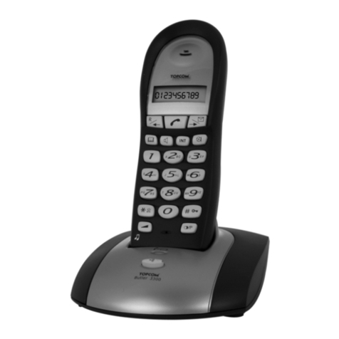 Topcom BUTLER 3300 Twin User manual