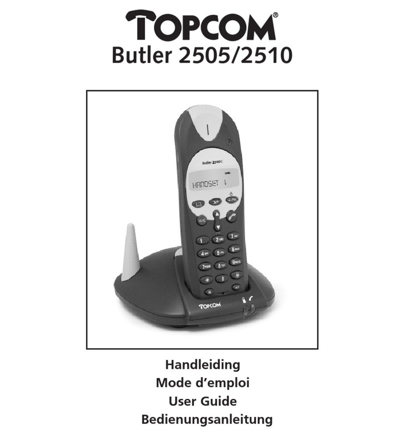 Topcom Butler 2505 C User manual