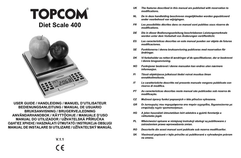 Topcom Allure 400 User manual