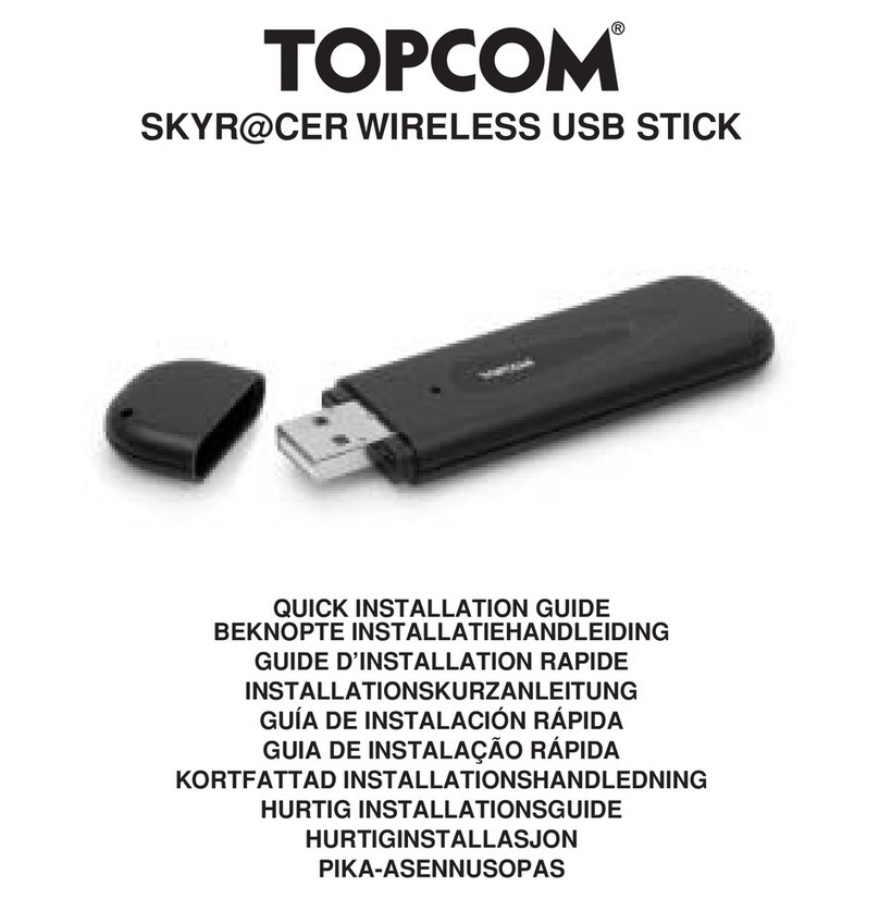 Topcom Wireless USB Stick User manual