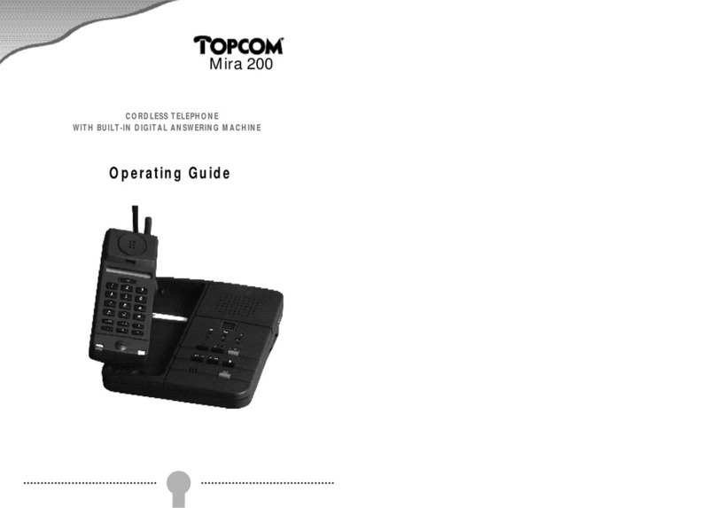 Topcom Mira 200 User manual