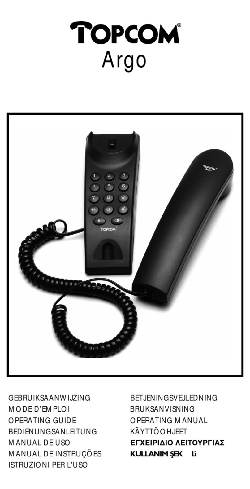Topcom EVITA Telephone operating manual