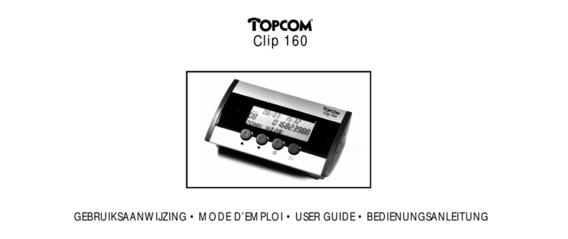 Topcom CLIP 160 user guide