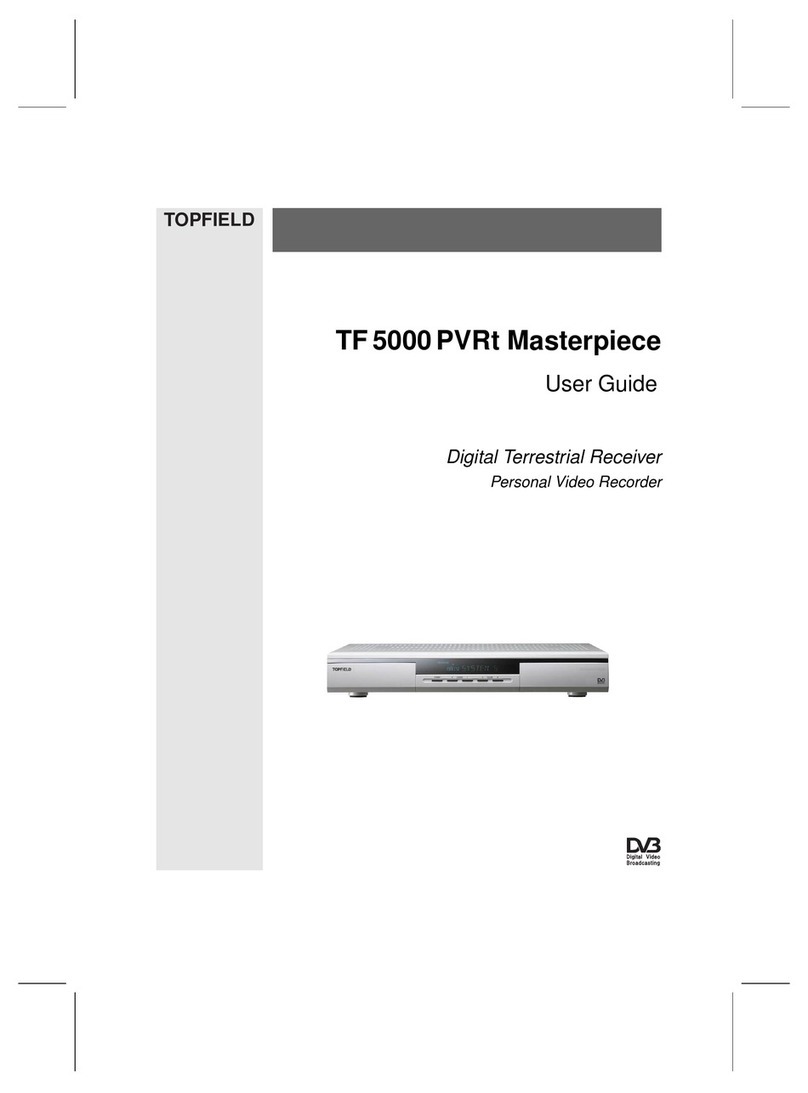 Topfield TF 5000 User manual