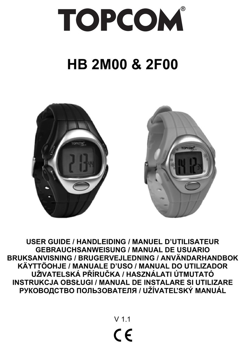 Topcom HB 2M00 User manual Topcom HB 2M00 User manual