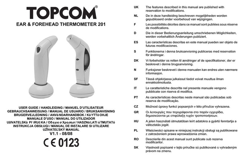 Topcom CE0123 user guide