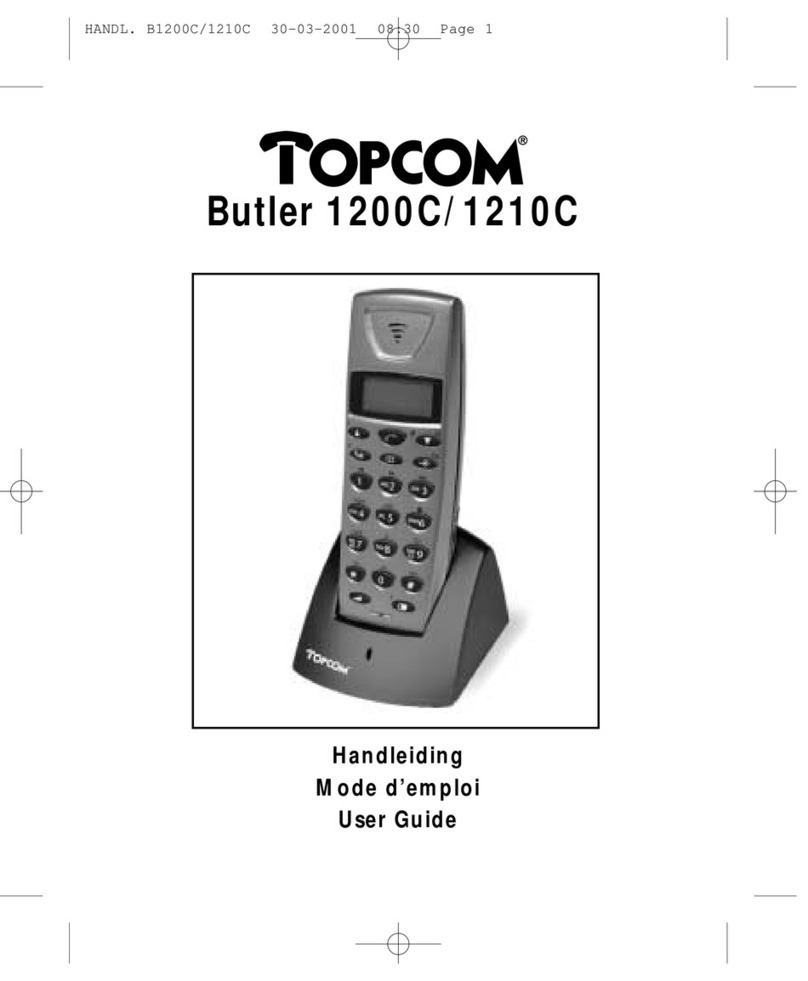 Topcom BUTLER 1200C user guide