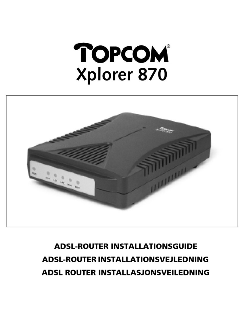 Topcom Xplorer 870 User manual