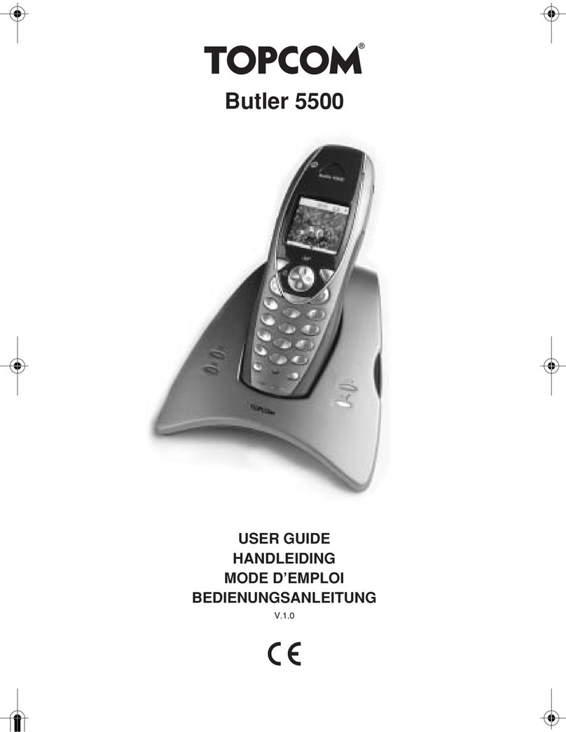 Topcom BUTLER 5500 user guide