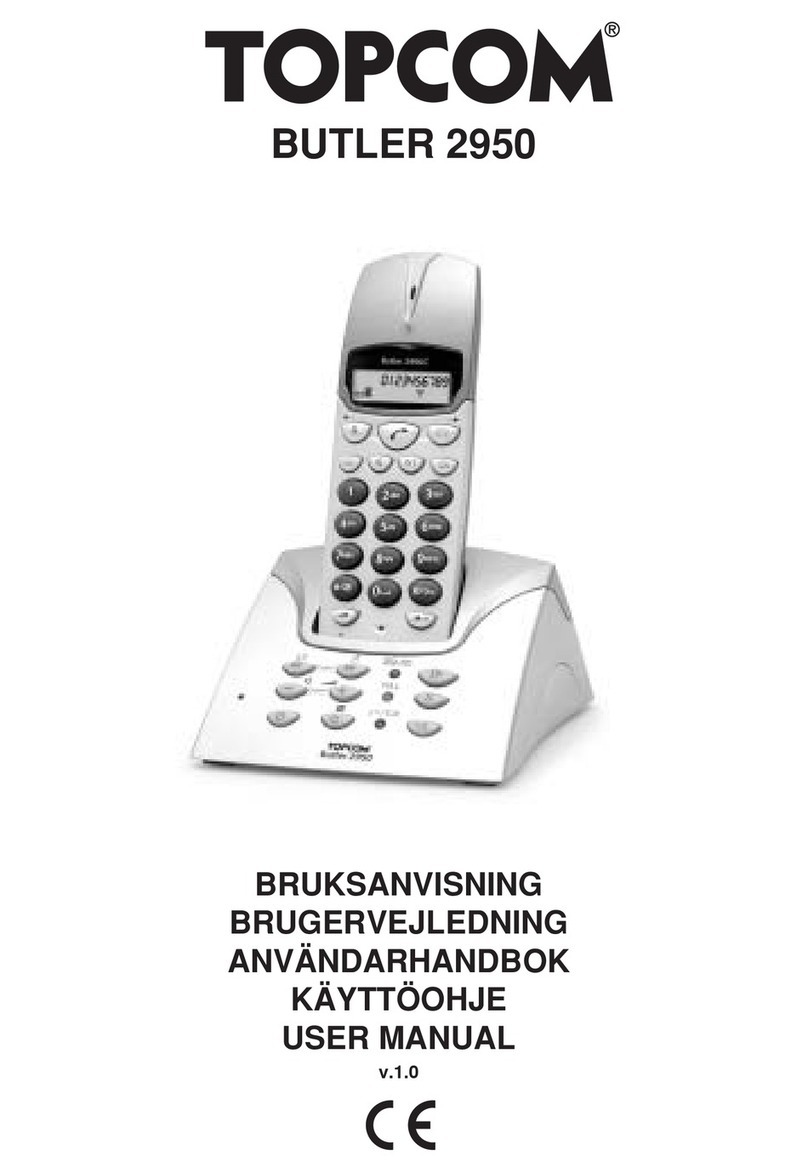 Topcom BUTLER 2950 user manual
