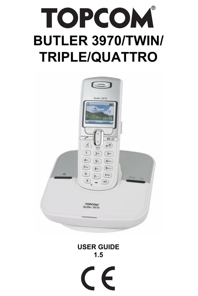Topcom BUTLER 3970 User manual