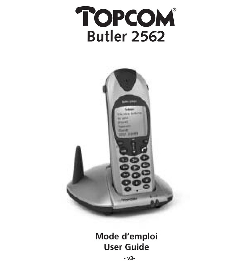 Topcom BUTLER 2562 user guide