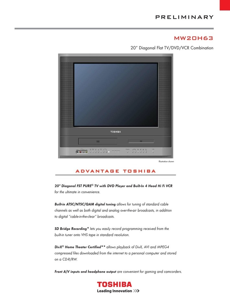 Toshiba MW20H63 User manual