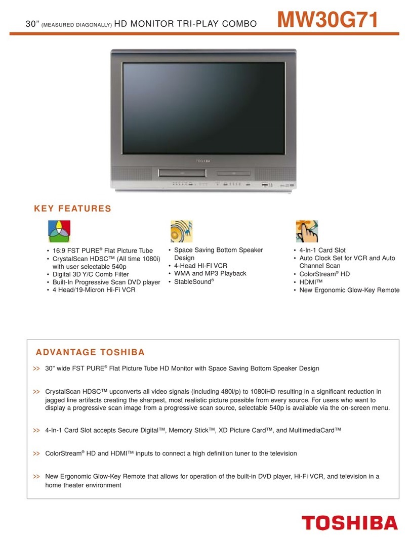 Toshiba MW 30G71 User manual