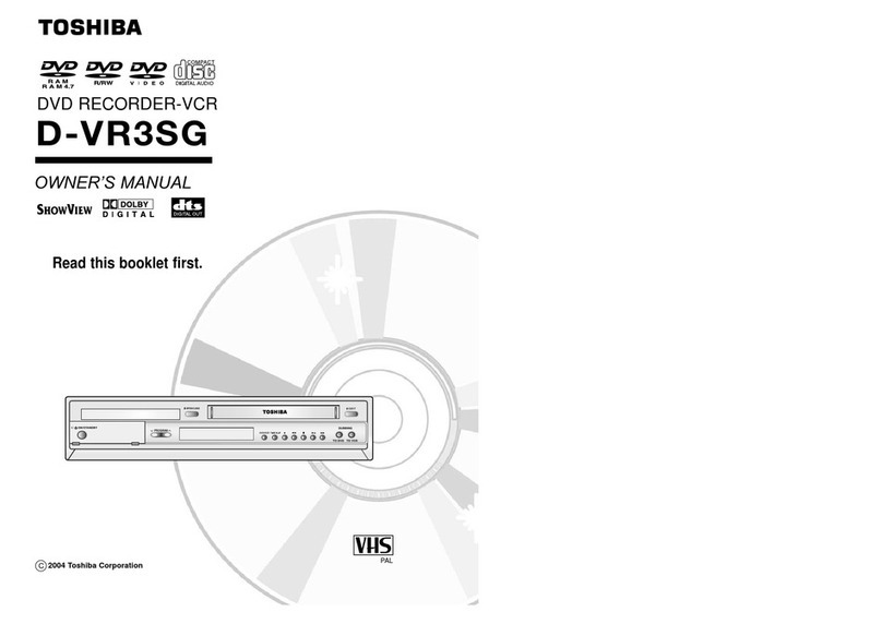 Toshiba D-VR3SG User manual