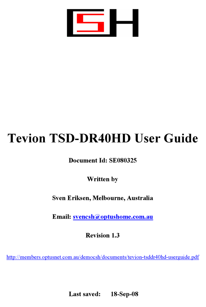 Tevion TSD-DR40HD user guide
