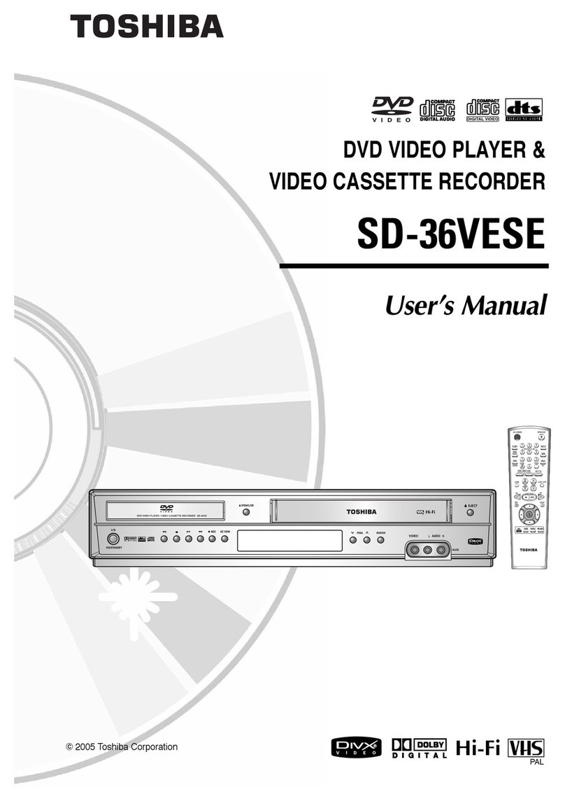Toshiba SD-36VESE User manual