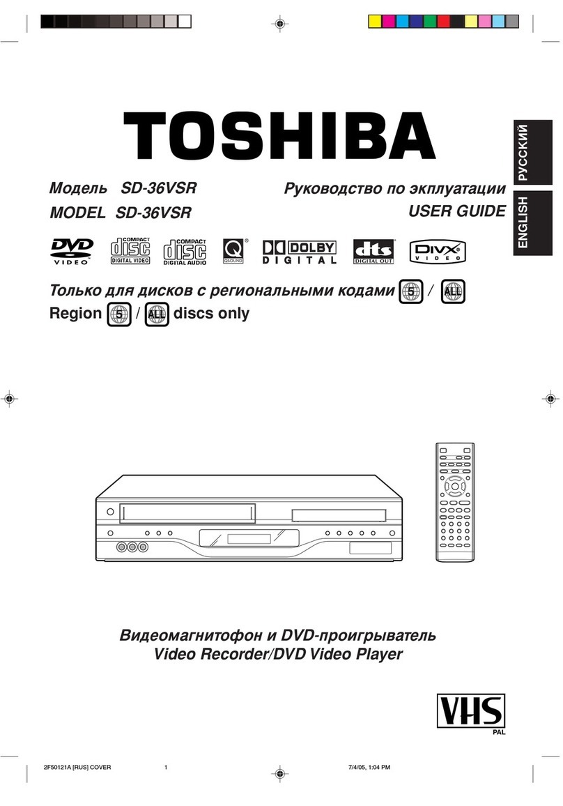 Toshiba SD-36VSR User manual
