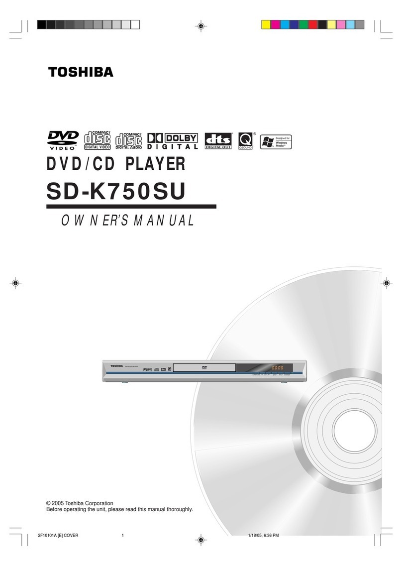 Toshiba SD-K750SU User manual
