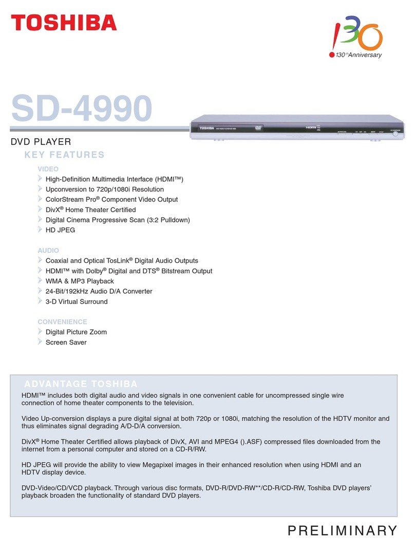 Toshiba SD-4990 User manual