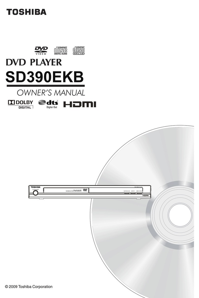 Toshiba SD390EKB owner's manual