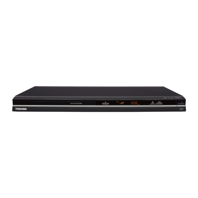 Toshiba SD4200 - SD DVD Player User manual