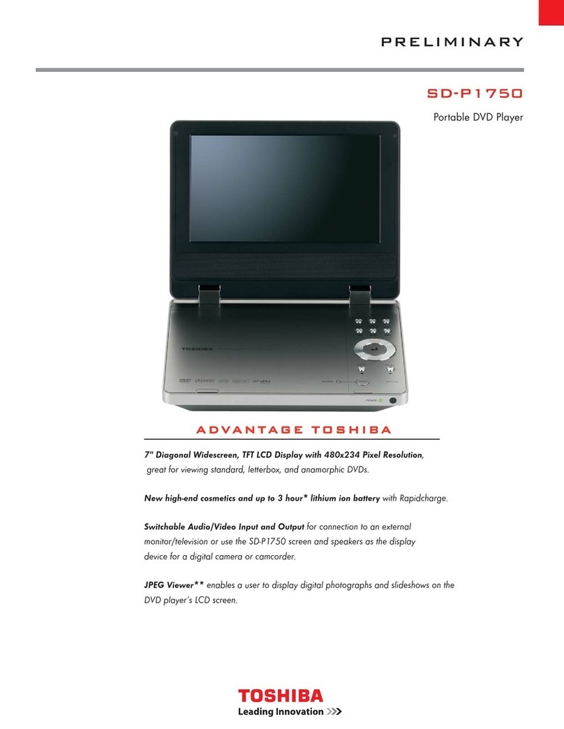 Toshiba SD-P1750 User manual