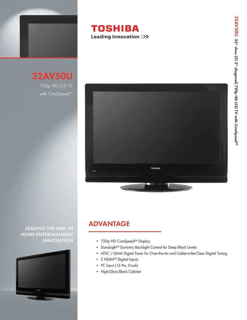 Toshiba 32AV50U User manual
