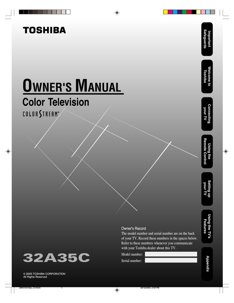 Toshiba 32A35C User manual Toshiba 32A35C User manual