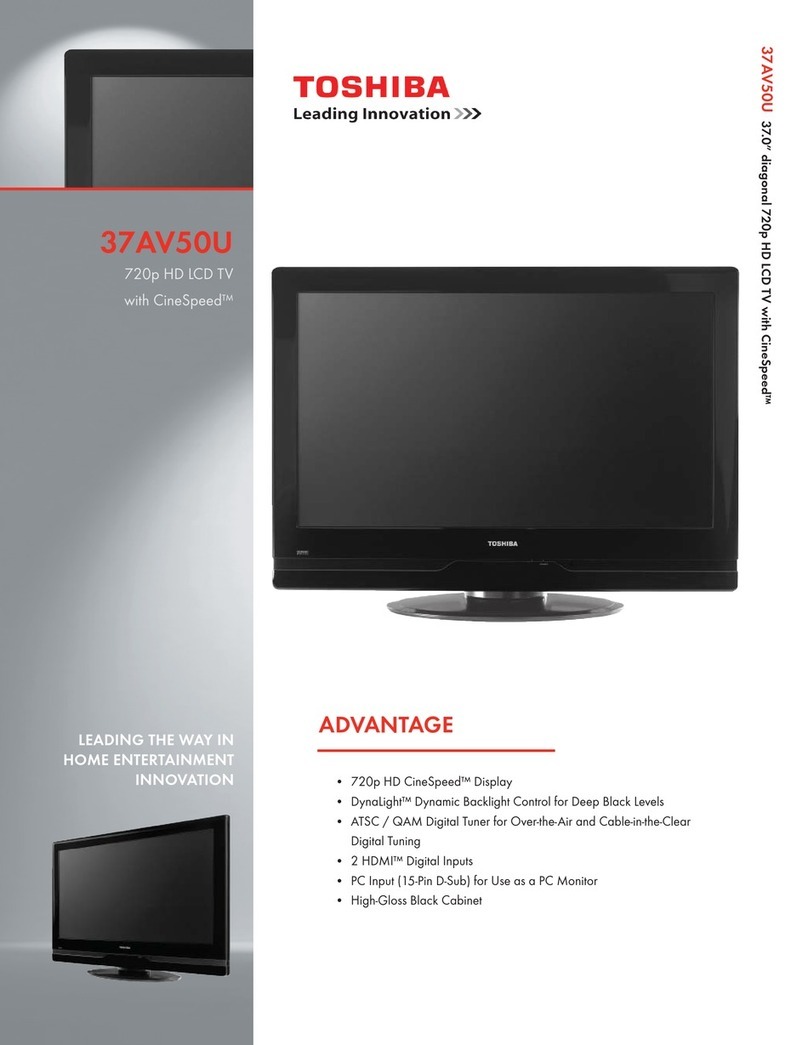 Toshiba 37AV50U User manual