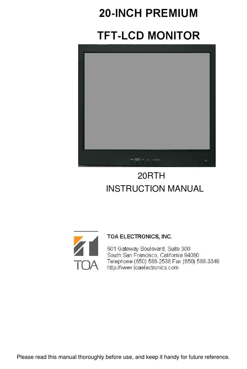 Toa 20RTH instruction manual