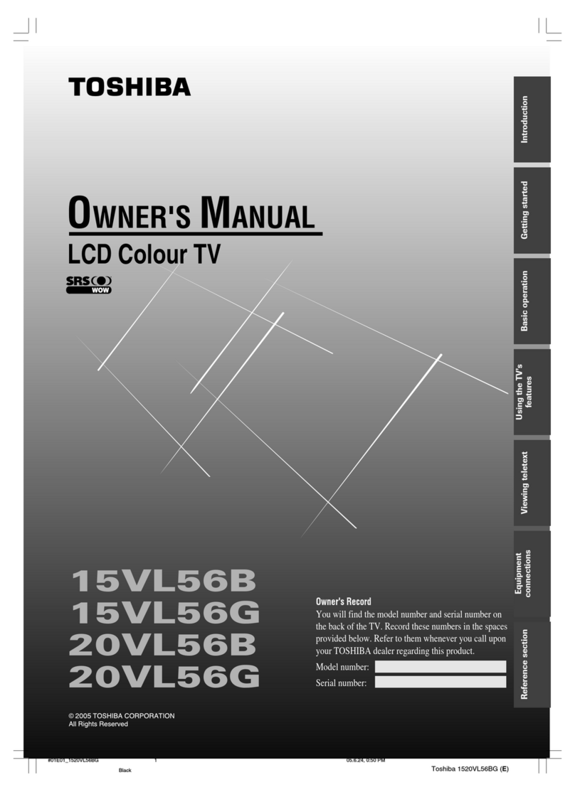 Toshiba 15VL56B User manual Toshiba 15VL56B User manual