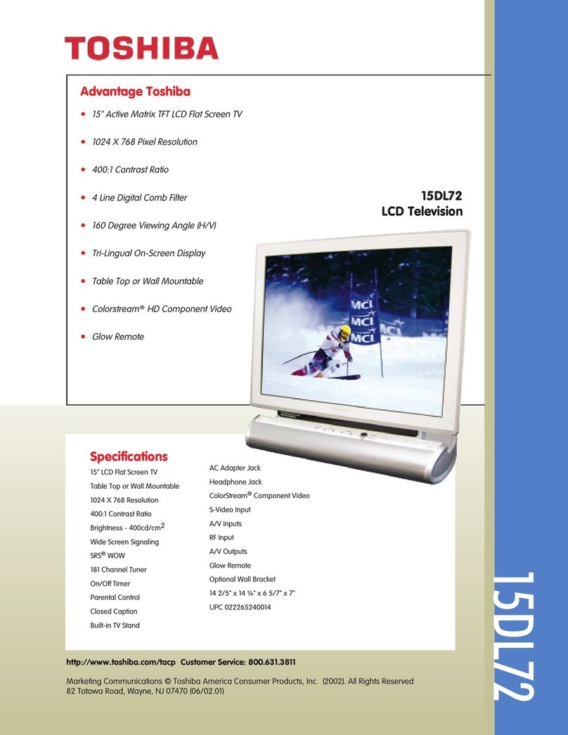 Toshiba 15DL72 User manual