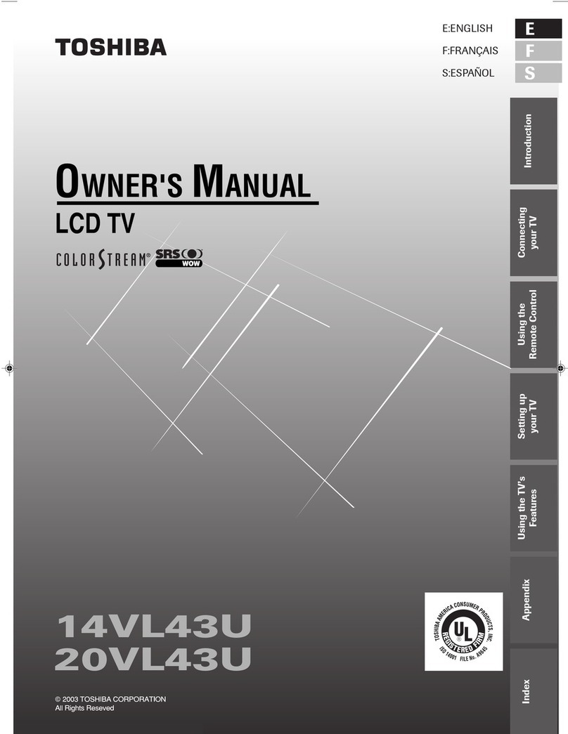 Toshiba 14VL43U User manual