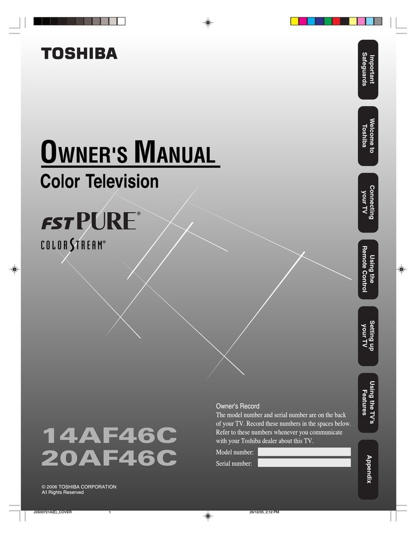 Toshiba 14AF46C User manual Toshiba 14AF46C User manual