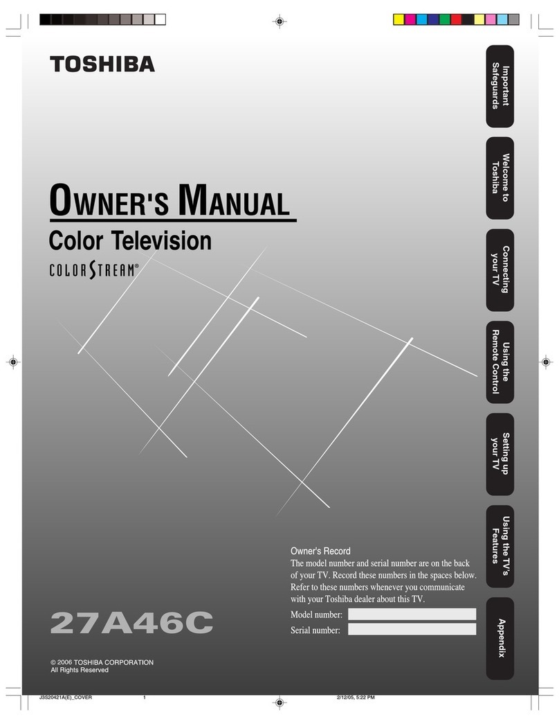 Toshiba 27A46C User manual
