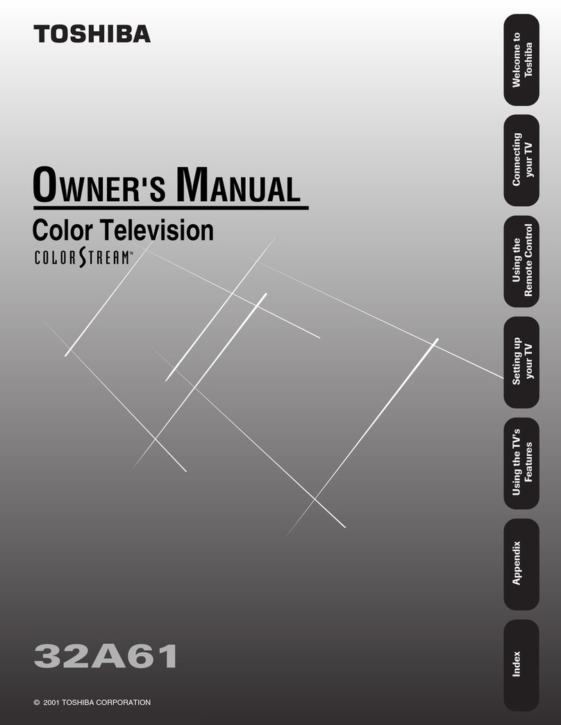 Toshiba 32A61 owner's manual