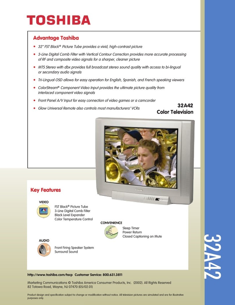 Toshiba 32A42 User manual