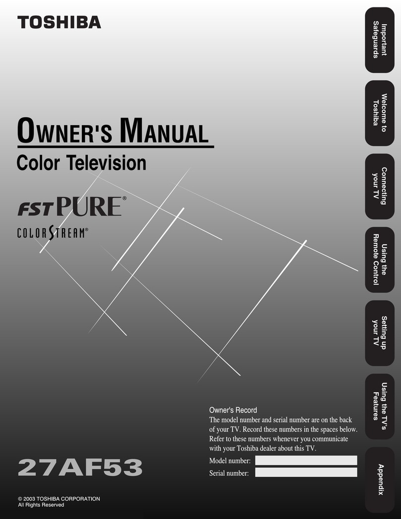 Toshiba 27AF53 User manual