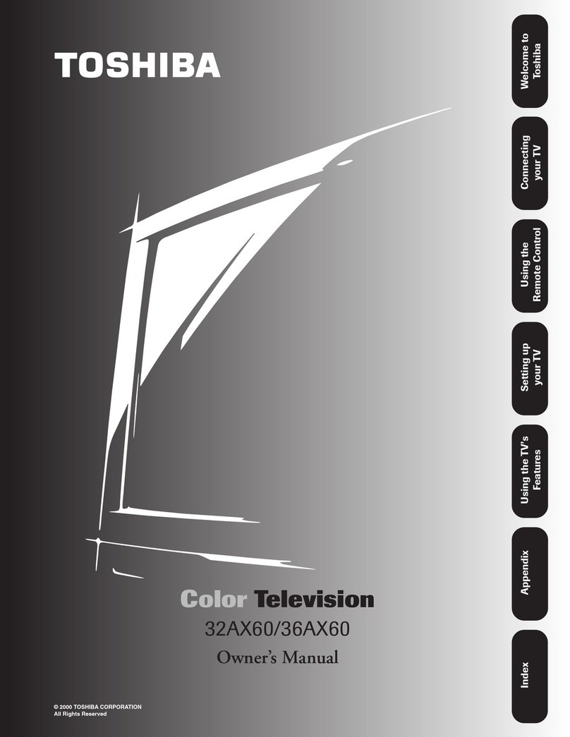 Toshiba 32AX60 owner's manual