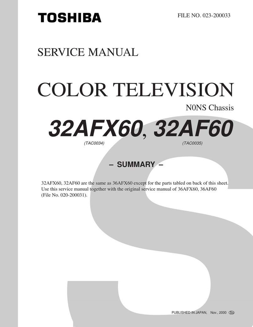 Toshiba 32AF60 Application guide Toshiba 32AF60 Application guide