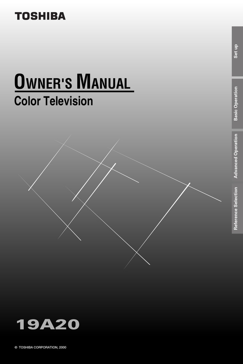 Toshiba 19A20 owner's manual
